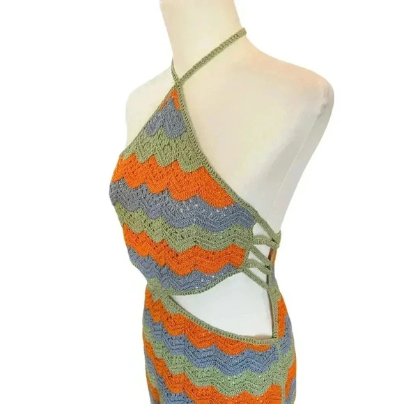 ZARA chroched mini dress limited edition womens size medium - Picture 6 of 12